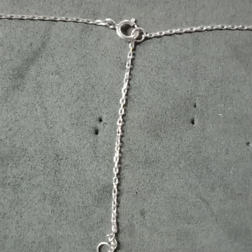 Sterling Silver Infinity Necklace #A413 - Picture 3 of 8